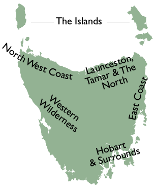 Map of Tasmania